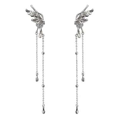 Fairy Elf Butterfly Tassel Ear Clip for Women