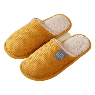 Cixi 2025 New Corn Velvet Floor Slippers for Men, Non-Slip and Wear-Resistant, Wholesale for Hotels and Street Stalls