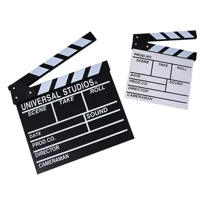 Universal Studios Movie Board Props Set Wooden Decorative Clapper Board