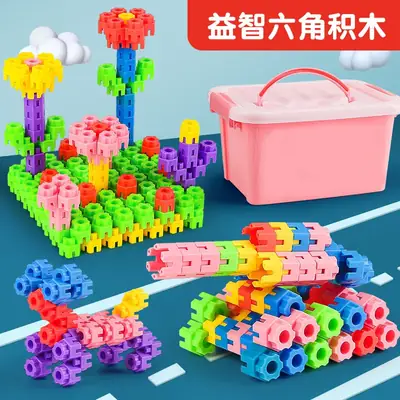 Factory Direct Hexagonal Building Blocks for Kids
