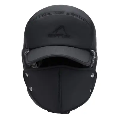Winter Fleece Lined Cap for Men, Thickened Heattech Cold-Proof