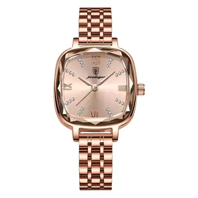 Swiss Watch Certificate for Women Square Casual Fashion