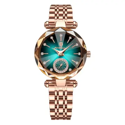 Swiss Ultra-Thin Quartz Watch for Women Rose Gold