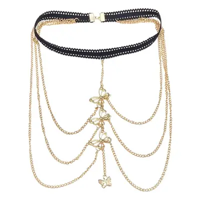 European American Butterfly Chain for Women