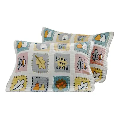 Cartoon Cartoon Pillow Set Cotton Adult Couple Children Single Student