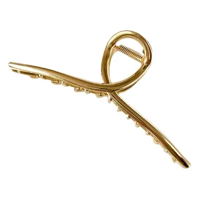 Oversized Metal Hair Clip Matte Back Head Updo