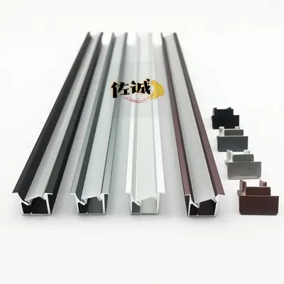 LED Cabinet Light Aluminum Slot 45° Oblique Anti-Glare