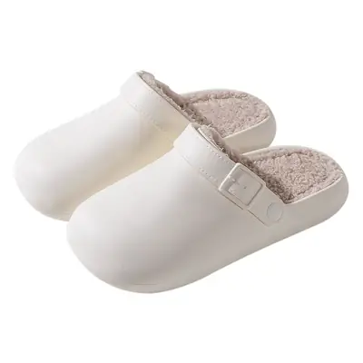 Women's Waterproof Cotton Slippers Brown