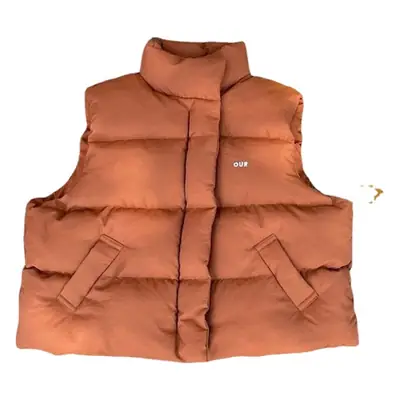 Kids Cotton Puffer Vest Black Winter Boys