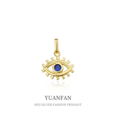Far Van 925 Sterling Silver Devil's Eye Necklace Female