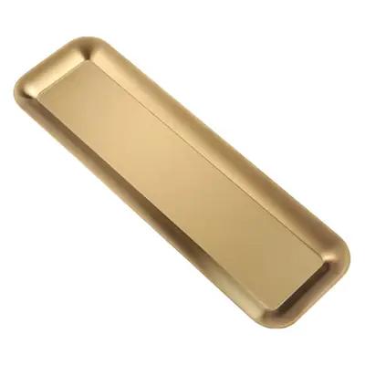 304 Stainless Steel Rectangular Plate Long Gold Sushi Barbecue