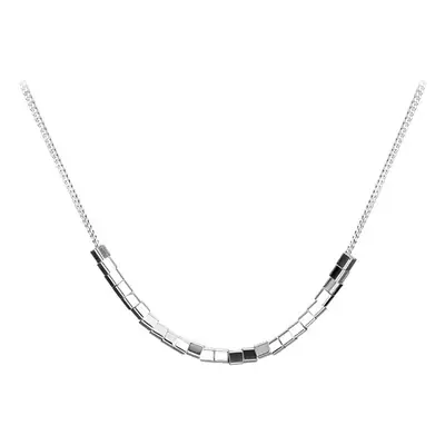 Silver Geometric Clavicle Necklace for Women