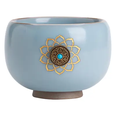 Lard Frozen Time to Time Master Cup Ru Kiln Tea Tasting Cup Opening Large Size Tea Cup Kung Fu Tea Set Personal Cup