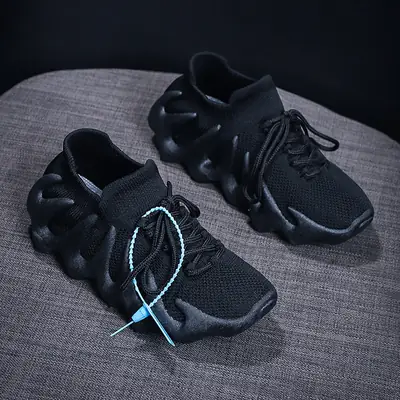 Octopus women's shoes 2024 spring and summer new lace-up casual shoes fashion fly woven breathable tide shoes wholesale women's shoes