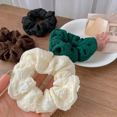 Autumn Winter Hair Bands Rubber Retro French High Grade