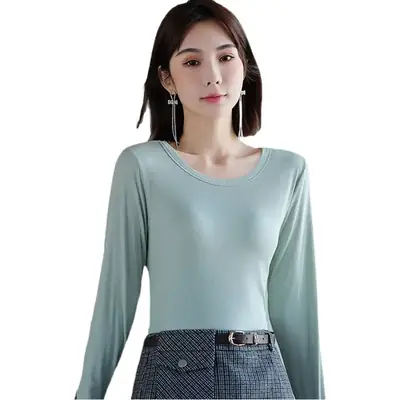 Women Long Sleeve T-Shirt All Colors Winter Base