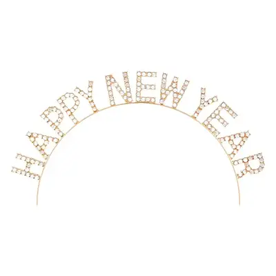 HAPPY NEW YEAR Alloy Crystal Headband for Women