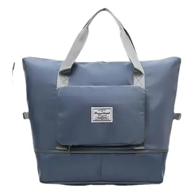 Foldable Travel Bag Green Large Capacity Fitness Satchel