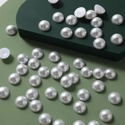 Semi-Circular Pearl Jewelry Accessories for Hair & Mobile Use