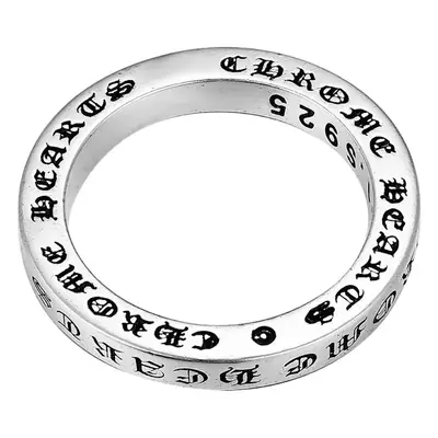 New European and American 925 Letter Crowe Ring Gold-plated Silver-plated Couple Ring Ring Jewelry Wholesale
