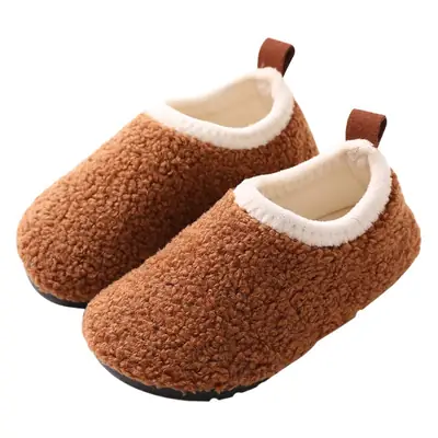 Baby Fleece Slip-On Socks for Kids Winter Indoor Non-Slip