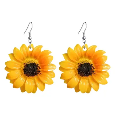 Sunflower Korean Earrings for Women