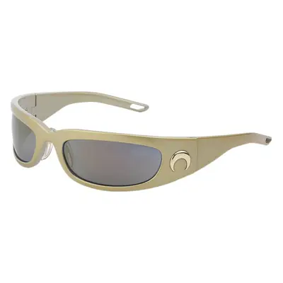 Men Steampunk Sunglasses Yellow Red Mirror