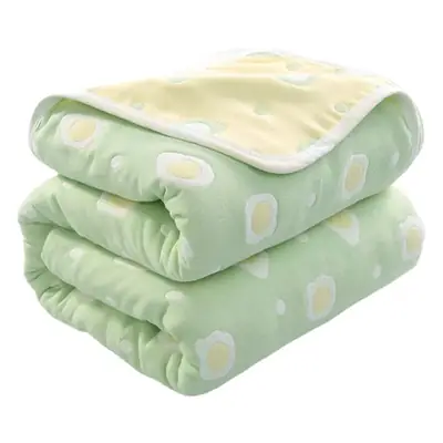 Pink Cotton Gauze Quilt for Baby & Stroller
