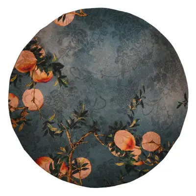 Double-Sided Zen Tea Mat with Floral Design