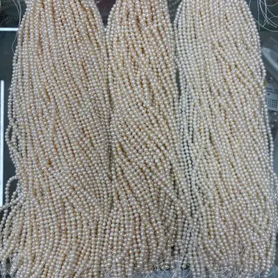 4-5mm Natural Freshwater Pearl Beads for DIY Jewelry