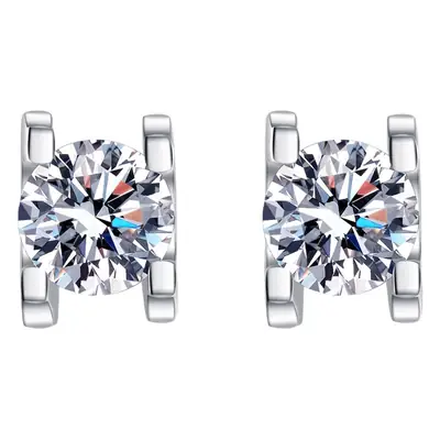 Gold Plated Moissanite Bull Head Earrings for Women