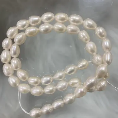 Natural Freshwater Pearl 7-8mm Strong Light Rice Beads