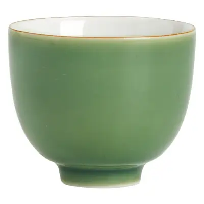 Green Glass Tea Cup Japanese Style Handmade Ceramic Kung Fu Tea Set