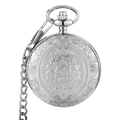 Retro Antique Pocket Watch Necklace Watch for Men Women