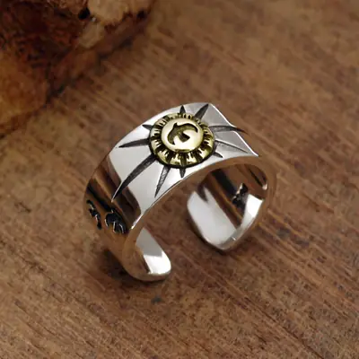 S925 Thai Silver Flying Eagle Ring for Men