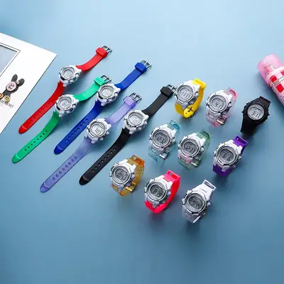 Red Digital Watch for Men Women Sports Wear