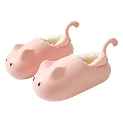 Cute Cartoon Slippers Women Winter Waterproof Indoor