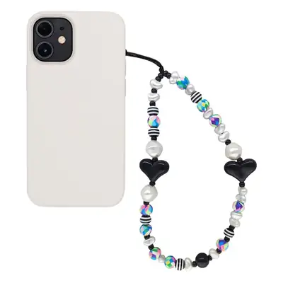 Heart-Shaped Beaded Chain for Girls Portable iPhone Style