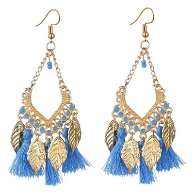 Cross-border Ethnic Tassel Ear Hooks for Women