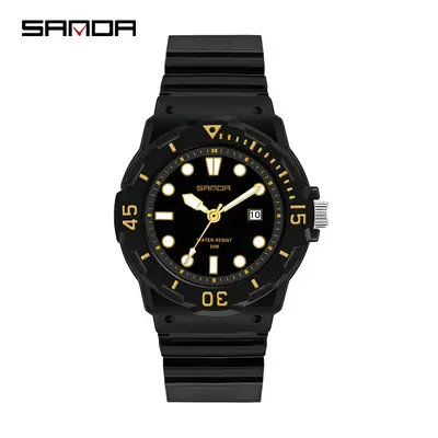 Sanda Purple Sports Watch for Women Waterproof