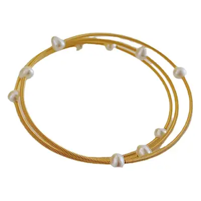 Pearl Multi-Layer Copper Bracelet for Women