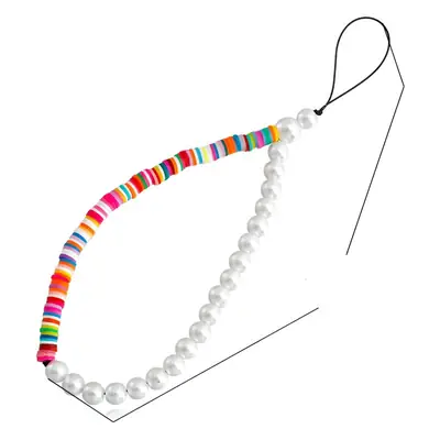Ins Trendy Mobile Phone Chain Beaded Hanging Pendant