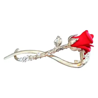 Elegant Pearl Twist Hairpin with Gold Net Design