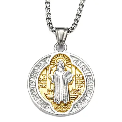 Haiteng Stainless Steel Pendant with Cross Border Design