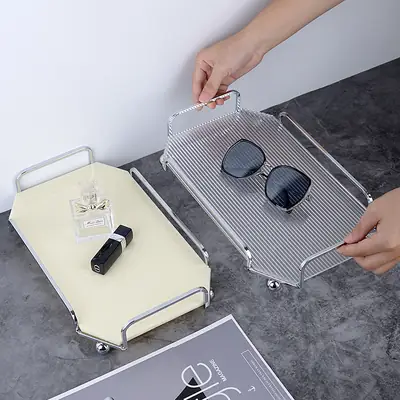 Acrylic Perfume & Cosmetics Storage Rack for Bathroom