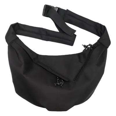 Black Nylon Messenger Bag for Women Spring 2022