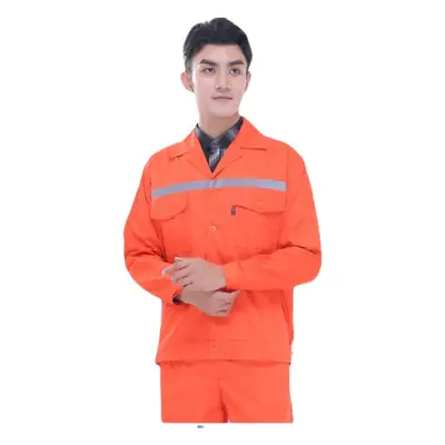 Women's Dark Blue Reflective Work Shirt with Short Sleeve