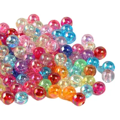 Transparent Acrylic Fantasy Loose Beads for DIY Jewelry