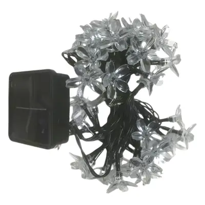 Solar Cherry Blossom LED Light String Outdoor Garden Decor