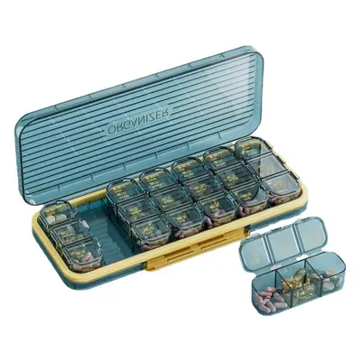Portable Medicine Dispenser Large Capacity Three Meals a Day